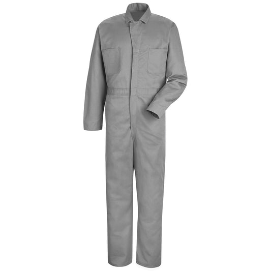 Red Kap® 54"/Regular Brown 10 Ounce Cotton Coveralls With Front Snap Closure