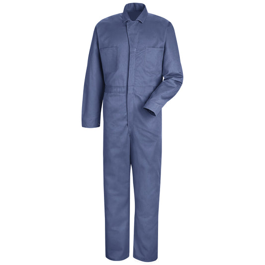 Red Kap® 62"/Regular Blue Red Kap® 8.5 Ounce Cotton/Twill Coveralls With Concealed Front Button Closure