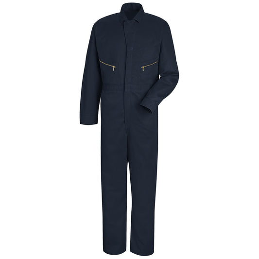 Red Kap® 60"/Regular Navy 8.5 Ounce Coveralls With Zipper Closure