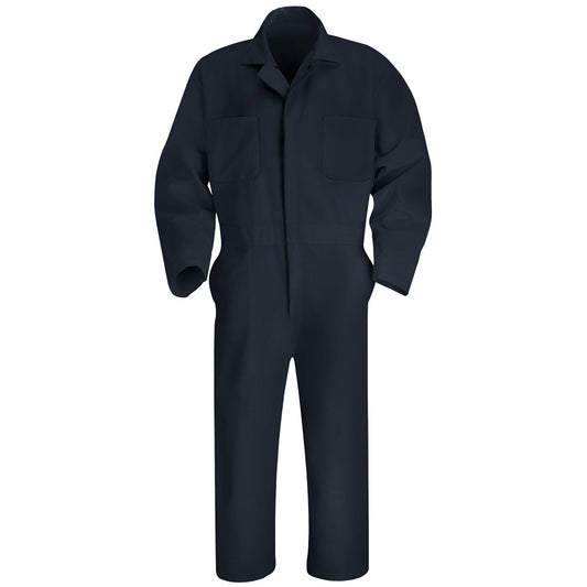 Red Kap® 62"/Regular Navy 7.25 Ounce Coveralls With Zipper Closure