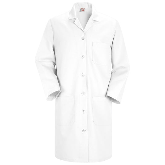 Red Kap® Medium/Regular White 5 Ounce Lab Coat With Button Closure