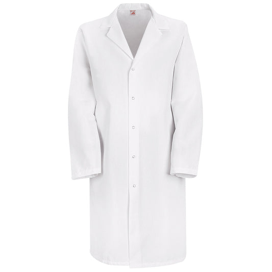 Red Kap® 4X/Regular White Jacket With Gripper Closure
