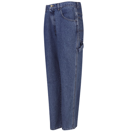 Red Kap® 42" X 30" Blue 13.5 Ounce Heavy Weight Cotton Jeans With Zipper Closure