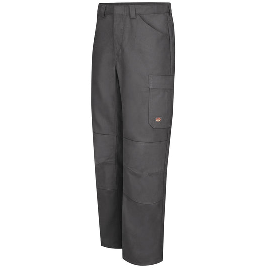 Red Kap® 46" X 29" Gray 8 Ounce Polyester/Cotton/Spandex Pants With Button Closure