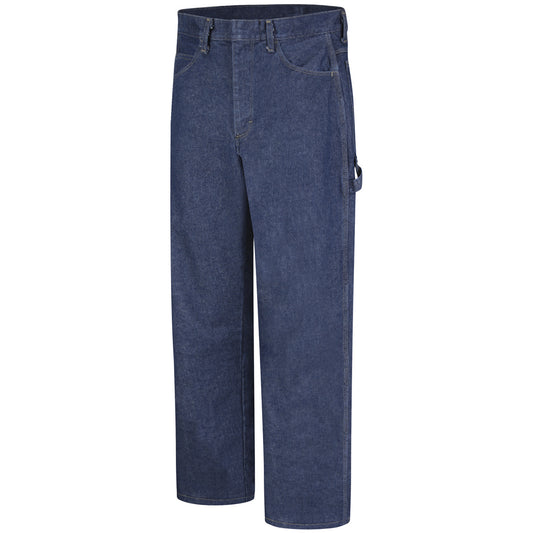 Bulwark® 32" X 34" Denim Wash Blue EXCEL FR® Cotton Denim Flame Resistant Jeans With Button Closure