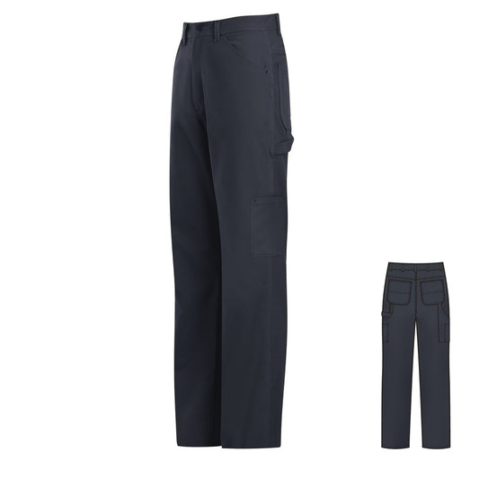 Bulwark® 30" X 30" Navy Blue Westex Ultrasoft®/Cotton/Nylon Flame Resistant Jeans With Button Closure