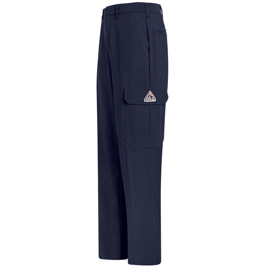 Bulwark® 31" X 30" Navy Blue Modacrylic/Lyocell/Aramid Flame Resistant Pants With Hook And Bar Closure