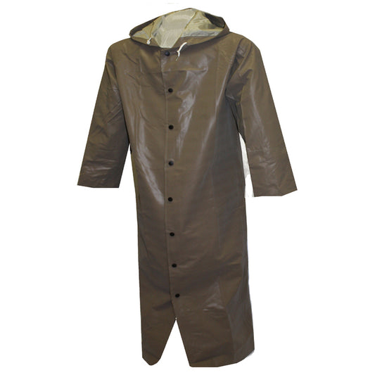 Tingley Large Green 60" Magnaprene™ 12 mil Neoprene And Nylon Rain Coat