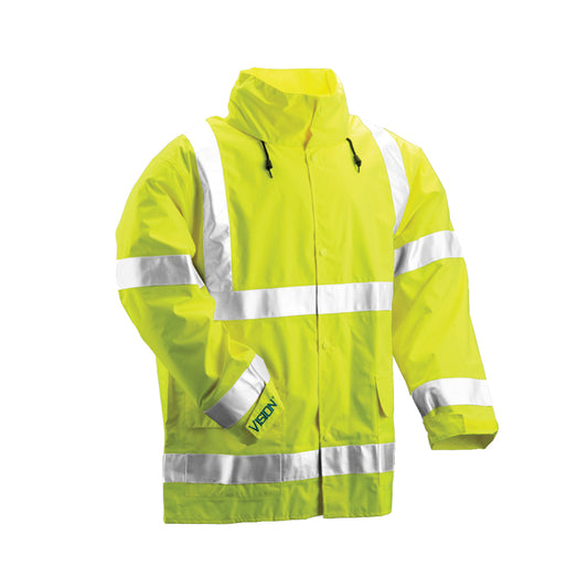 Tingley 2X Hi-Viz Green/Yellow 32" Vision™ 7 mil Polyurethane And Polyester Rain Coat