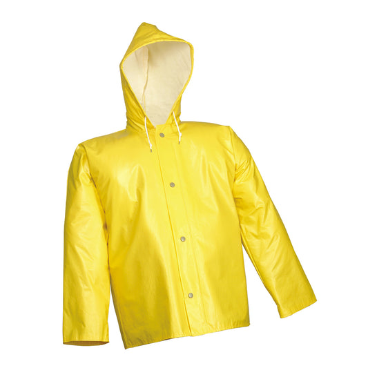 Tingley X-Large Yellow 31" American 18 mil PVC And Polyester Rain Coat