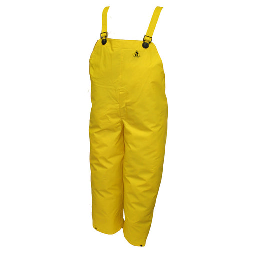 Tingley Medium Yellow 29" DuraScrim™ 10.5 mil PVC And Polyester Bib Overalls
