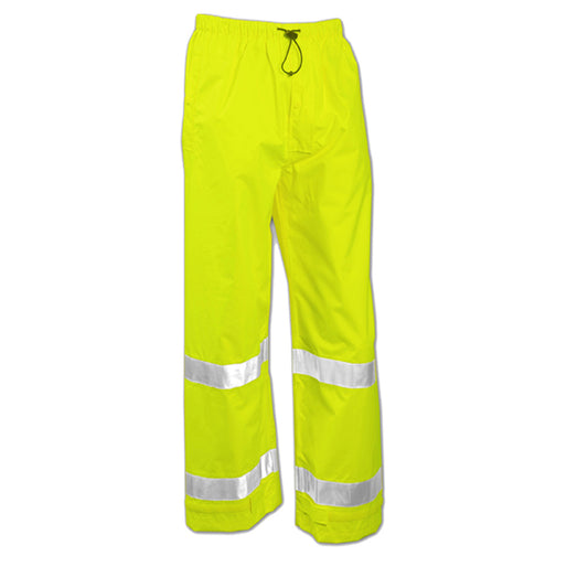 Tingley Small Hi-Viz Green/Yellow 28" Vision™ 7 mil Polyurethane And Polyester Bib Overalls