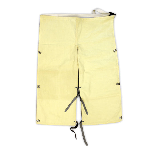 Chicago Protective Apparel  Yellow 8 Ounce Kevlar® Twill Chaps With Waist Ties Closure