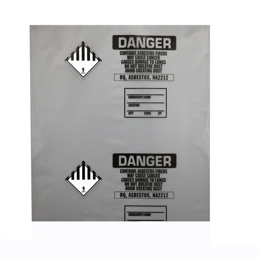 TM Poly 33" X 50" Clear 3.7 mil Polyethylene Disposal Bag