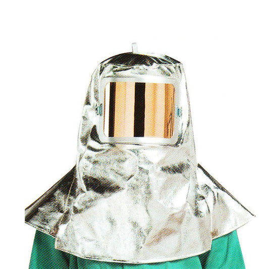 Chicago Protective Apparel Gray Aluminized Rayon Heat Resistant Hood