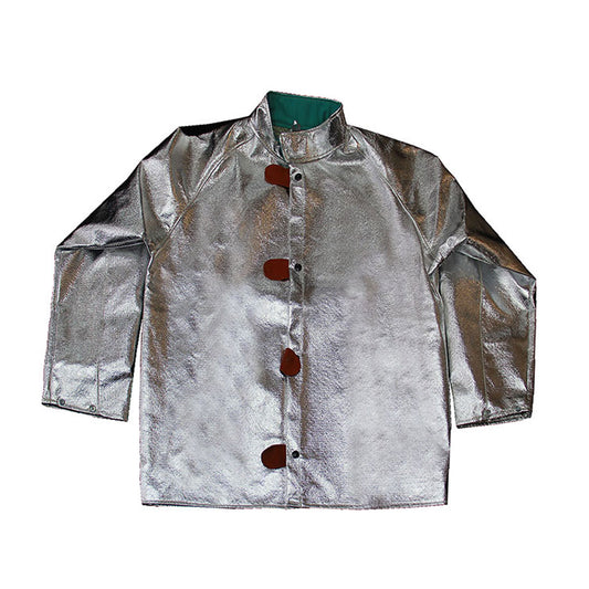 Chicago Protective Apparel X-Large Gray Aluminized Carbon Para-Aramid Blend Heat Resistant Jacket