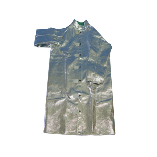 Chicago Protective Apparel X-Large Gray Aluminized Para-Aramid Blend Heat Resistant Coat
