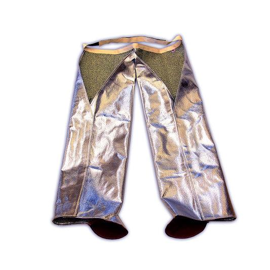 Chicago Protective Apparel Silver Aluminized Carbon Para-Aramid Blend Heat Resistant Leggings