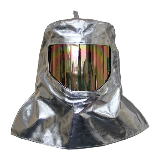 Chicago Protective Apparel Gray Aluminized Para-Aramid Blend Heat Resistant Hood
