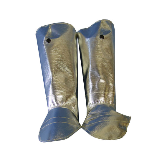 Chicago Protective Apparel 14" Silver Aluminized Rayon Heat Resistant Spats