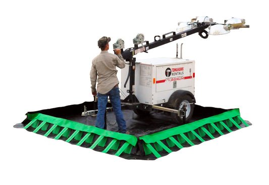 UltraTech 240" X 120" Ultra-Containment Black Copolymer 2000 Berm With Compact Model