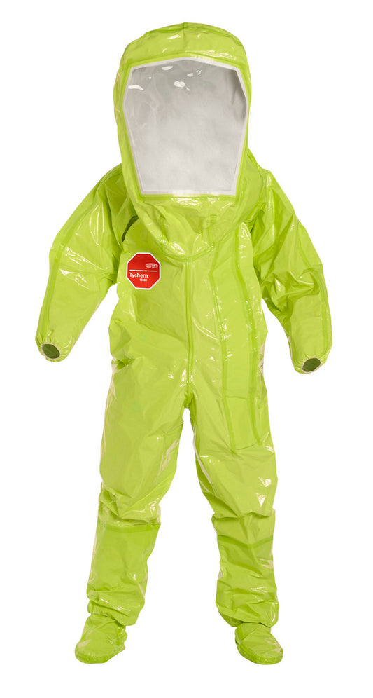 DuPont™ X-Large Yellow Tychem® 10000 28 mil Tychem® 10000 Encapsulated Level B Chemical Protective Suit (With Expanded Back And Front Entry)