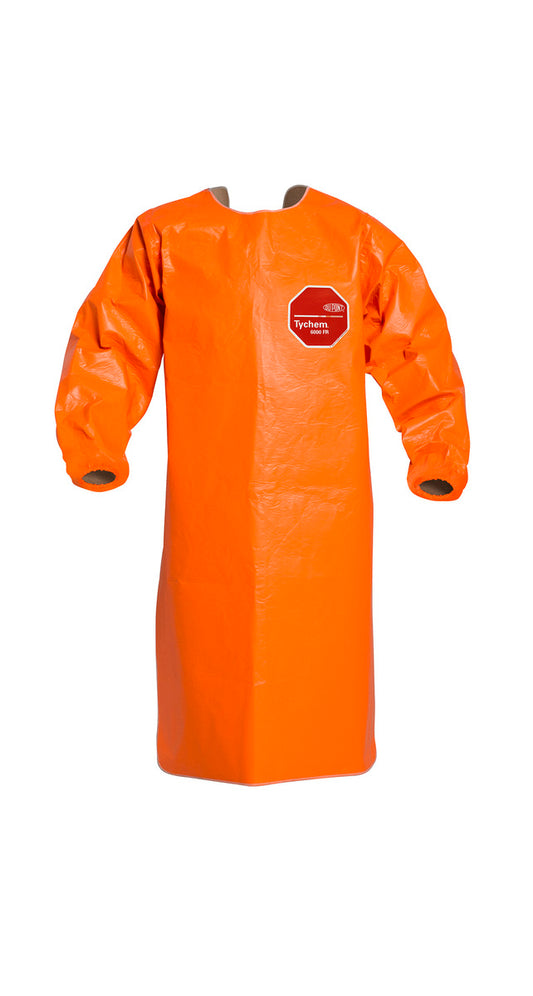 DuPont™ X-Large Orange Tychem® 6000 FR 34 mil Tychem® 6000FR Chemical Protection Sleeved Apron
