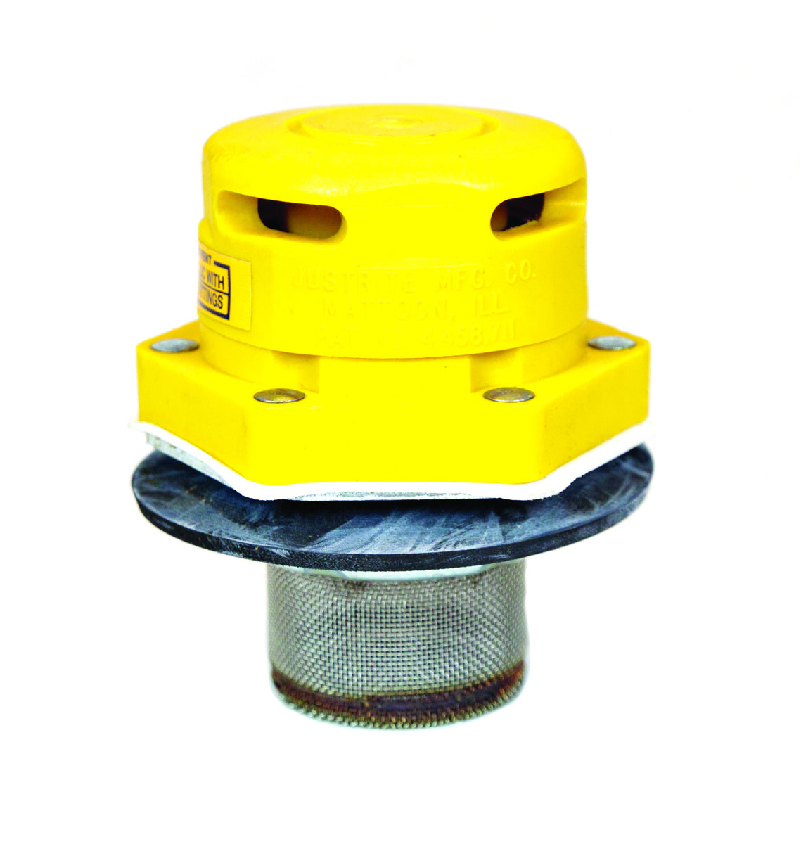 Justrite® 2" NPT X 2" NPS" Yellow HDPE Safety Drum Vent