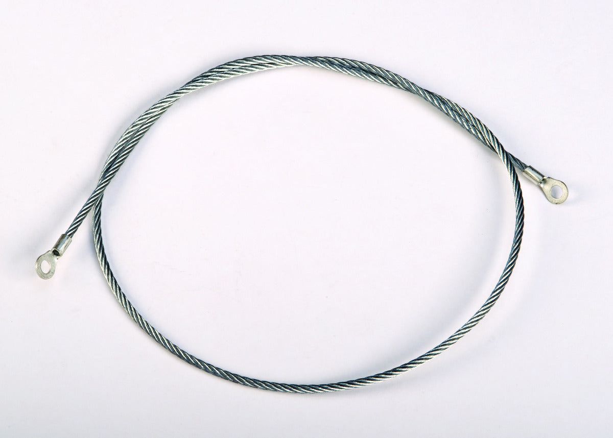 Justrite® 3' Silver Air Craft Cable Anti-Static Wire