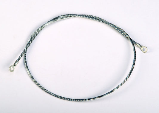 Justrite® 3' Silver Air Craft Cable Anti-Static Wire