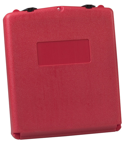 Justrite® 13 1/8" W X 15 3/4" H X 3 9/16" D" Red Polyethylene Storage Box