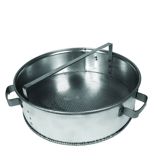 Justrite® 13 3/4" OD X 13" H Silver Steel Drain Basket