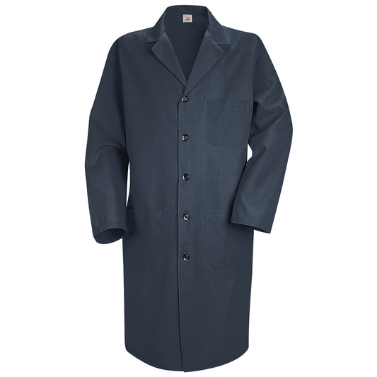 Red Kap® 56"/Regular Blue Red Kap® 5 Ounce Cotton/Polyester Lab Coat With Button Closure