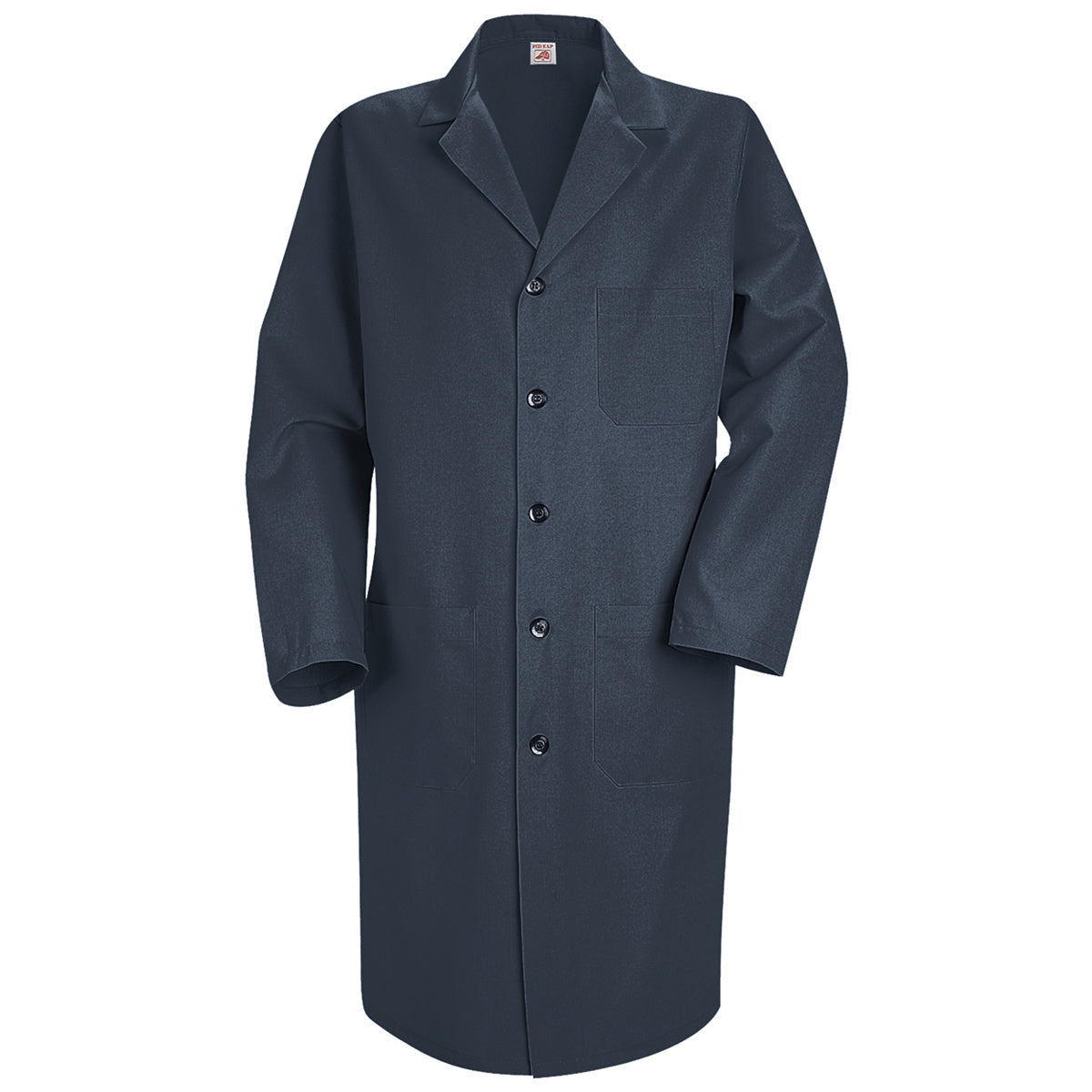 Red Kap® 48"/Regular Blue Red Kap® 5 Ounce Cotton/Polyester Lab Coat With Button Closure