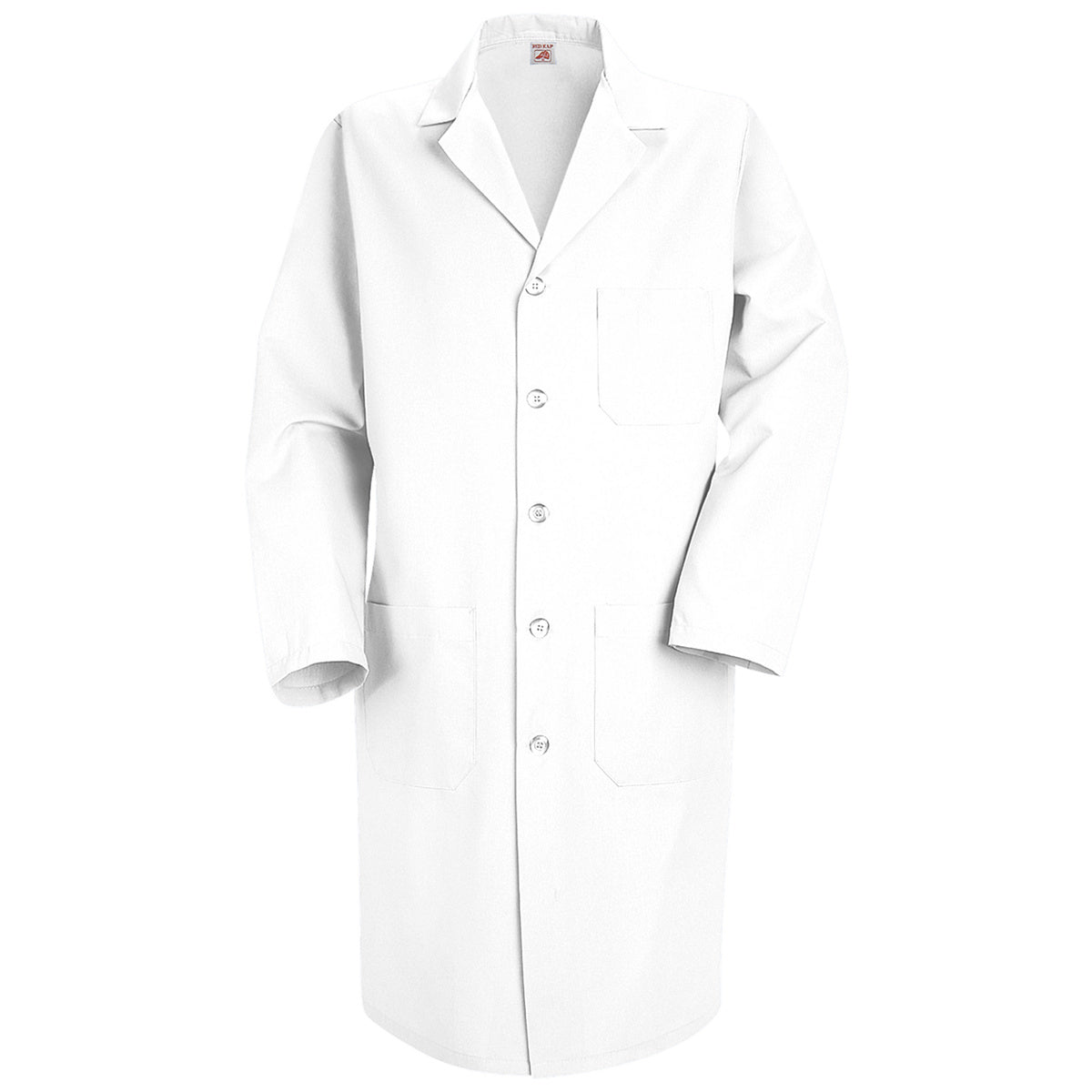Red Kap® 52"/Regular White Red Kap® 5 Ounce Cotton/Polyester Lab Coat With Button Closure