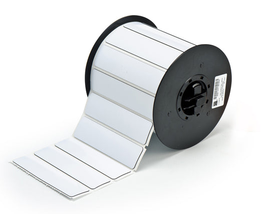 Brady® 1" X 4" White B30 Raised Polyester Label (300 Per Cartridge)