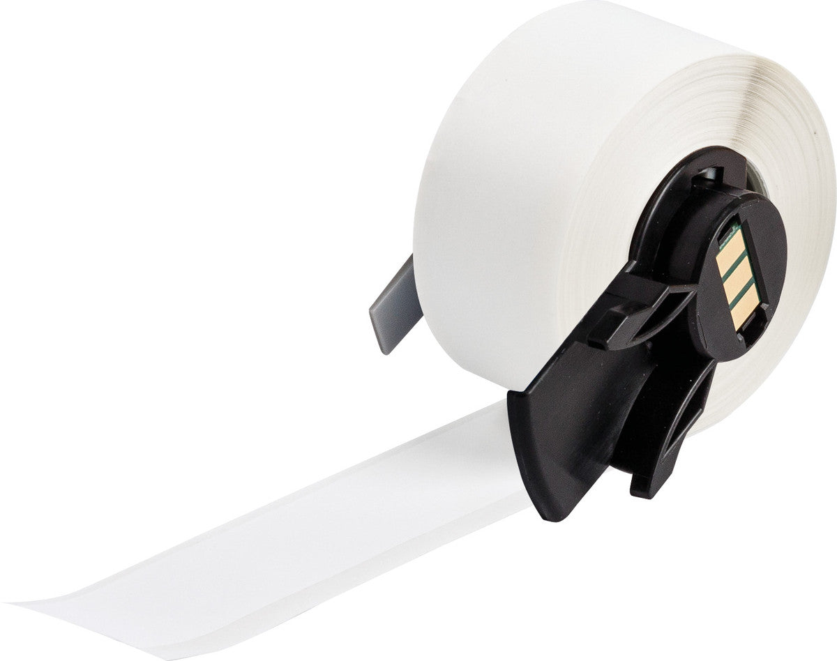 Brady® 1" X 50' White BMP®61 BMP®71 TLS 2200® TLS-PC Link™ WorkHorse® Permanent Acrylic Vinyl Label (50 ft Per Roll)