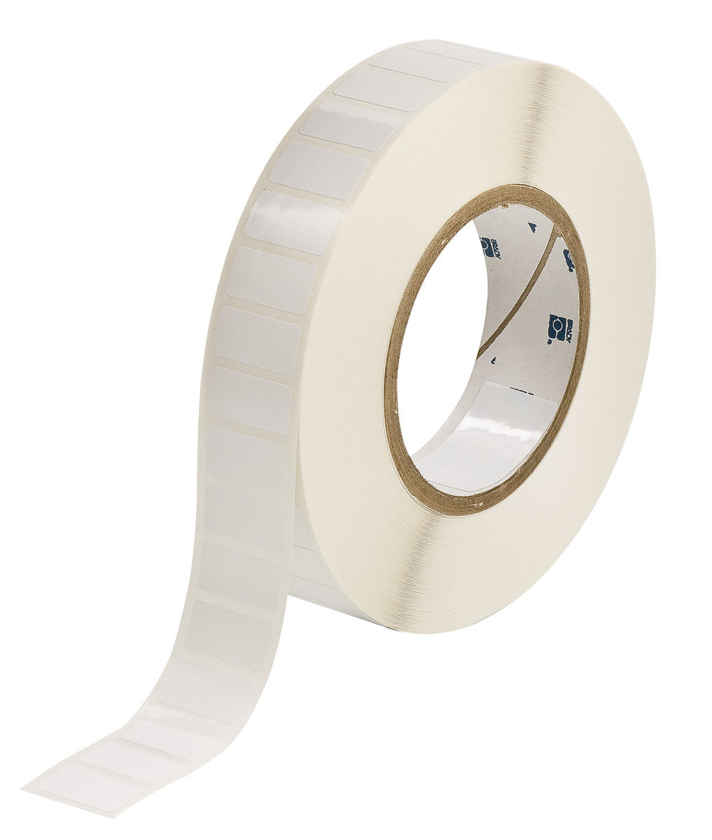 Brady® 1/2" X 1" White BradyBondz™ Halogen-free Polyester Label (2 Rolls Per Pack)