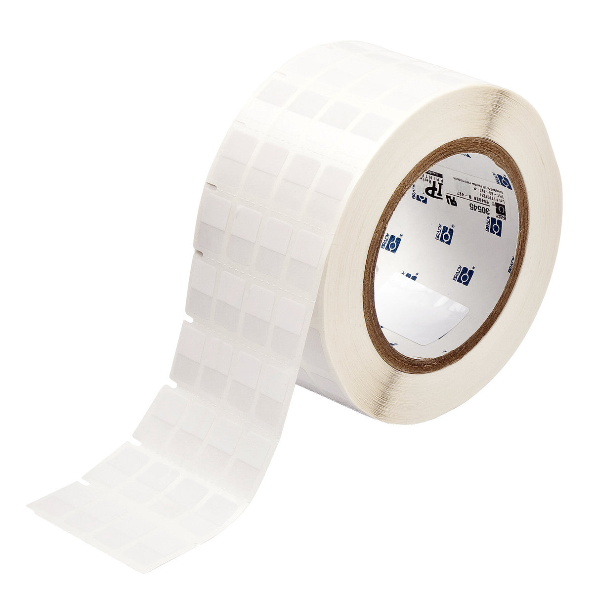 Brady® 3/4" X 1/2" White/Clear Flame-Retardant/Self-Laminating Vinyl Label (5000 Per Roll)