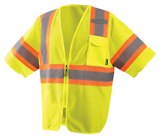 OccuNomix 5X Hi-Viz Yellow Polyester/Mesh Vest
