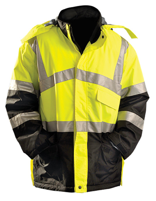 OccuNomix X-Large Hi-Viz Yellow Polyester Oxford Parka