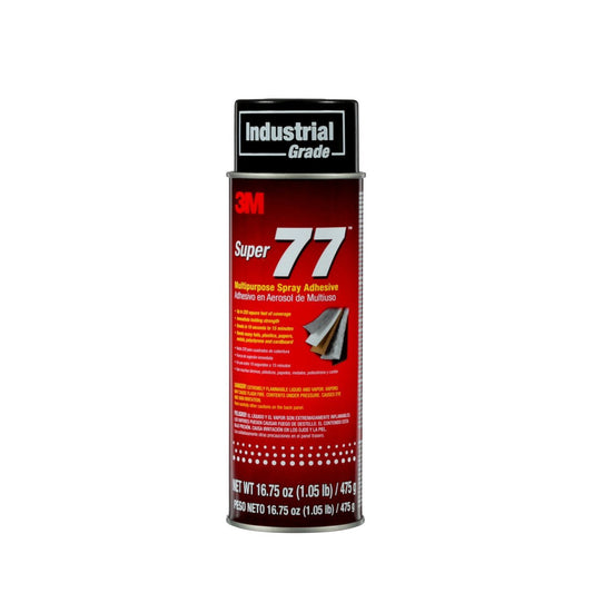3M™ Scotch-Weld™ Super 77™ Clear And Red Liquid Large Cylinder Spray Adhesive (1 Per Case)