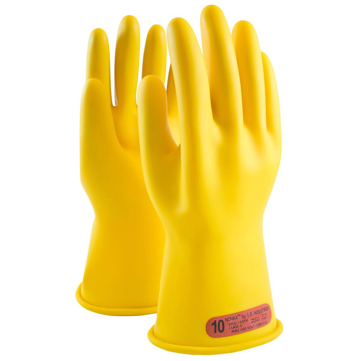 Protective Industrial Products Size 8 Yellow NOVAX® Rubber Class 0 Linesmens Gloves