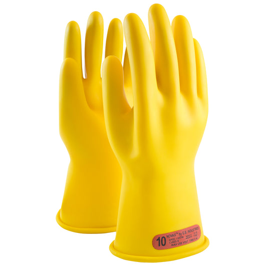 Protective Industrial Products Size 8 Yellow NOVAX® Rubber Class 0 Linesmens Gloves
