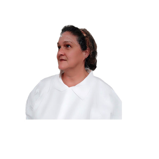 Keystone® 28" White Nylon Invisible Hairnet