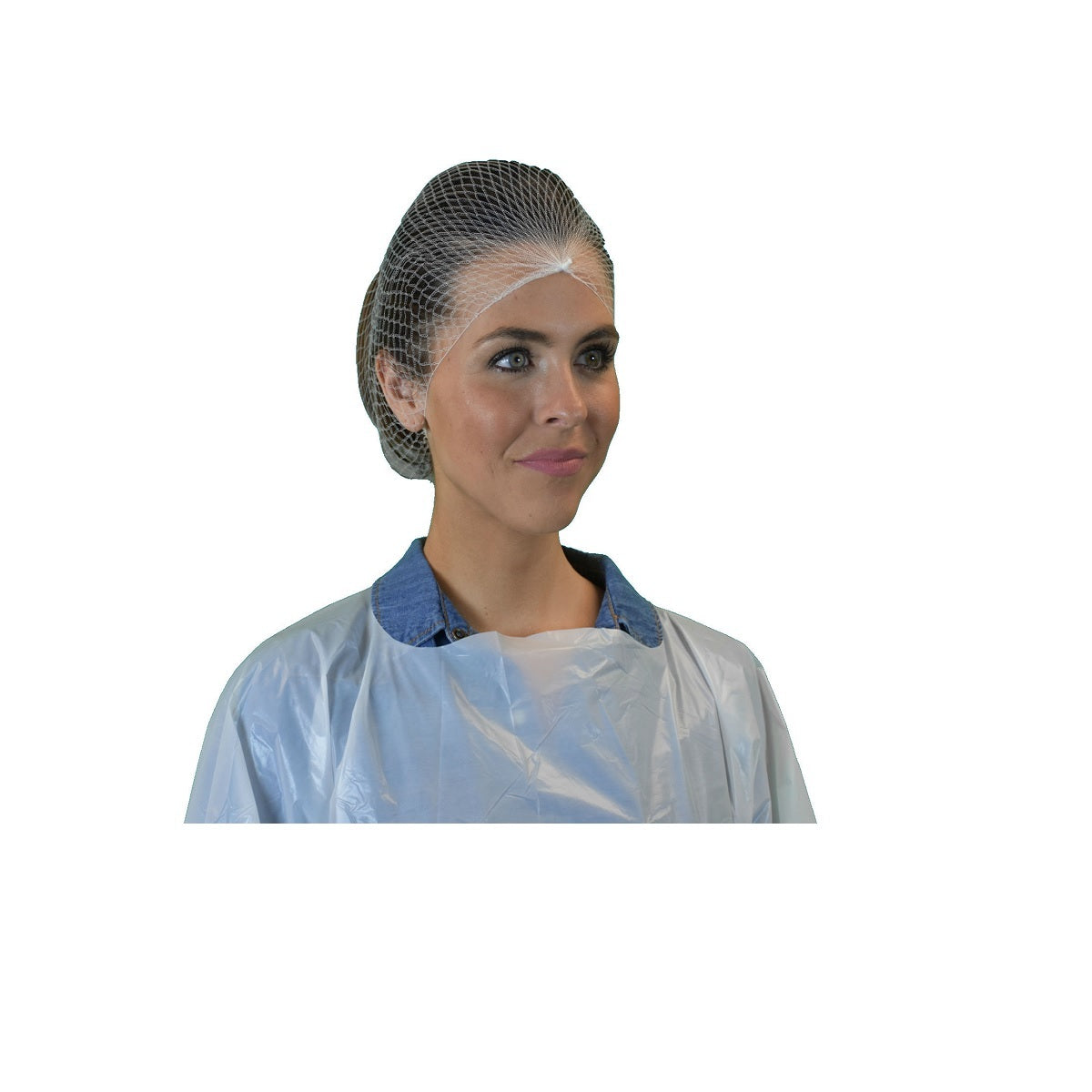 Keystone® 20" White Nylon Honeycomb Hairnet