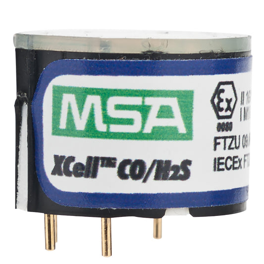 MSA Replacement XCell® Carbon Monoxide And Hydrogen Sulfide Sensor (Hydrogen Resistant)