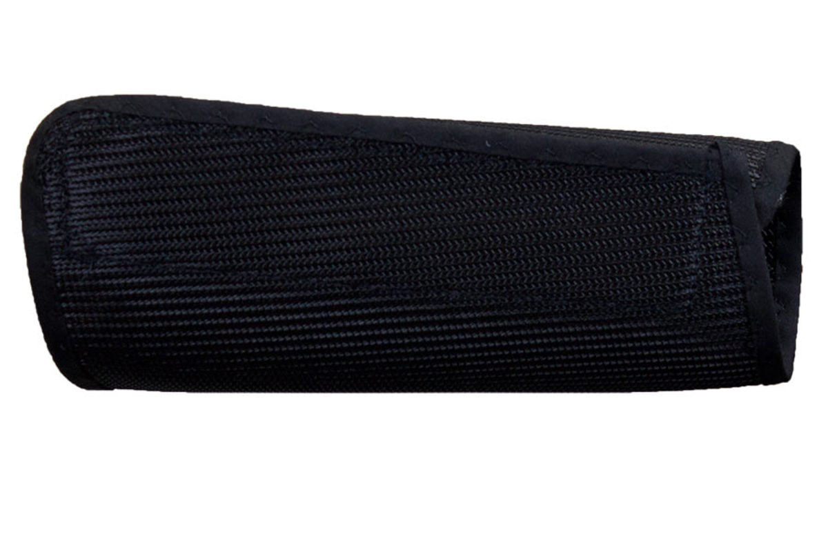 National Safety Apparel Large 9" Long Black 11 Ounce Polyester Mesh A4 ANSI Level Sleeve With Hook And Loop Closure