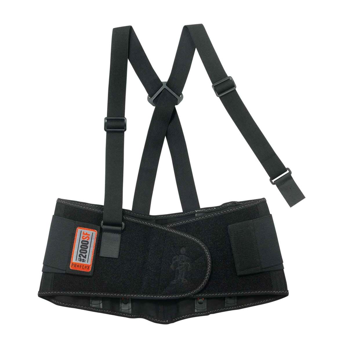 Ergodyne X-Small Black ProFlex® 2000SF Spandex Back Support Brace