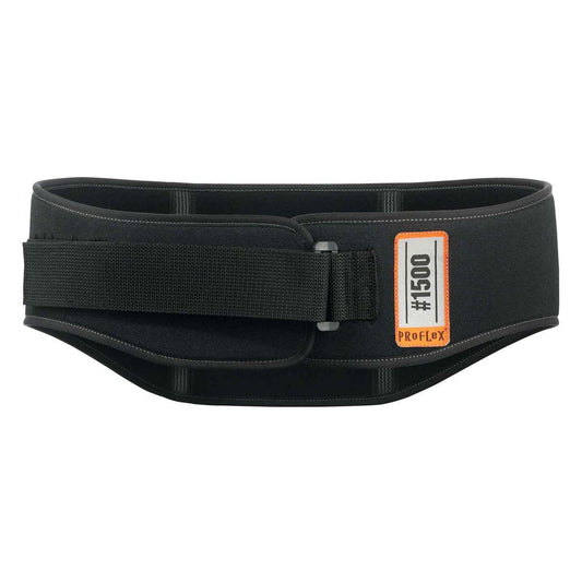 Ergodyne Large Black ProFlex® 1500 Nylon Back Support With Foam Padding